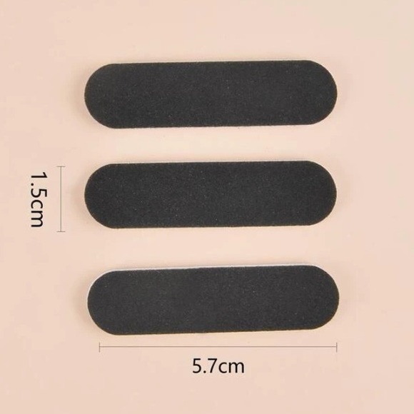 Mini Nail Files in Black, White (6-pack) - Nail Cuticle Care Beauty Tools Travel - Picture 2 of 3
